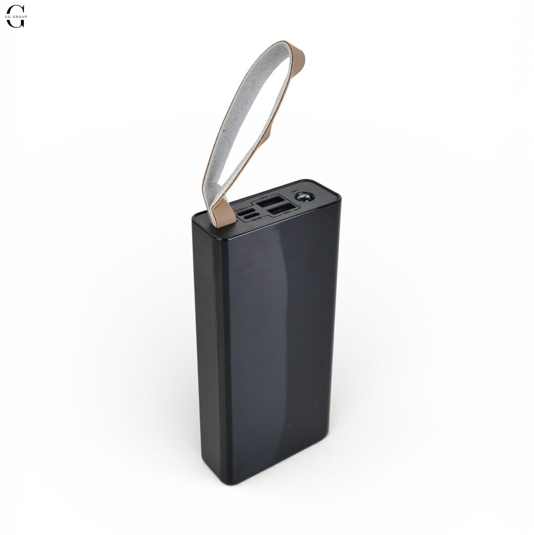 Повербанк Power bank Viaking 30000mAh с фонариком, 2xUSB, Micro-USB и Type-C для смартфонов и гаджетов.