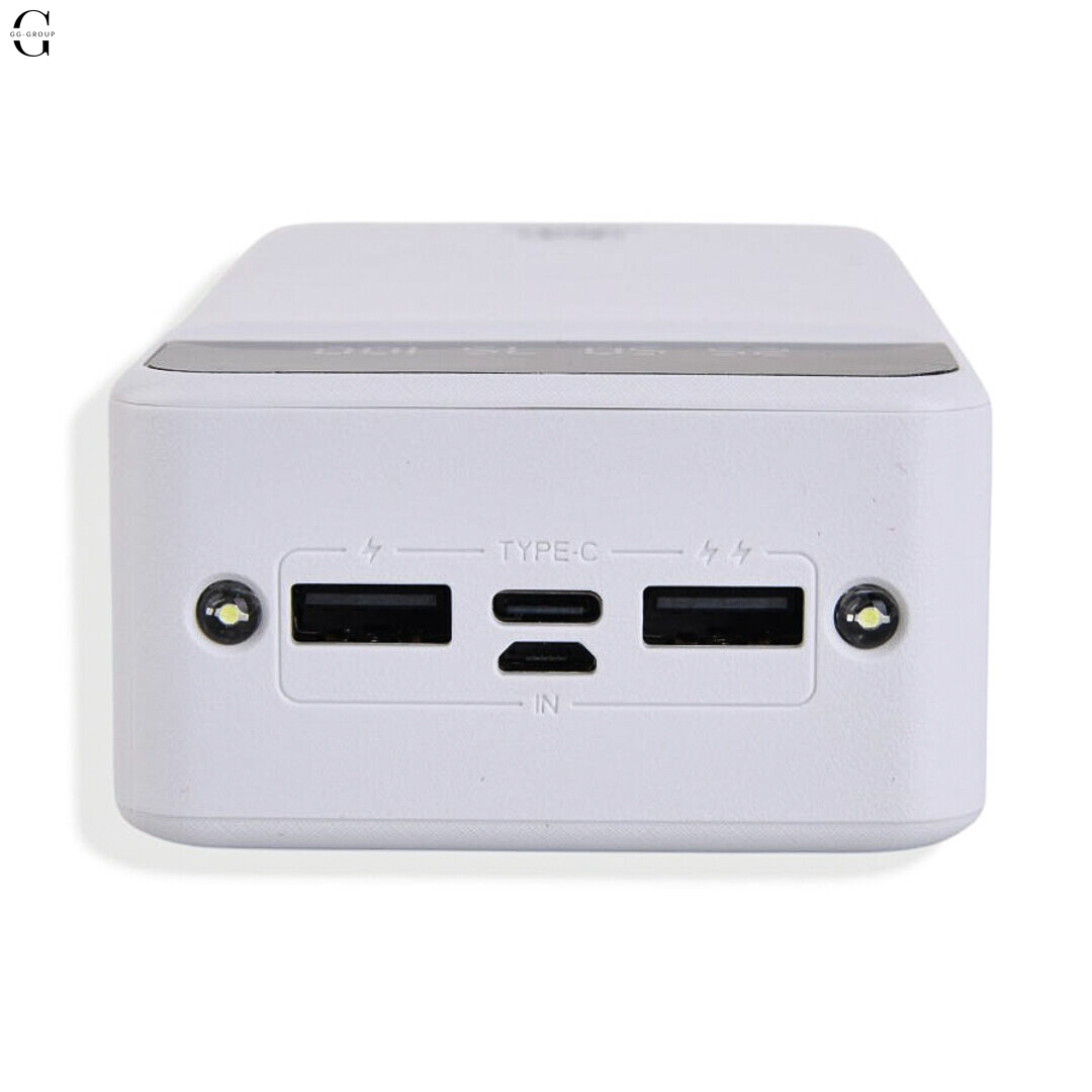 Power Bank MAXCELL 30000mAh PJ0086B J91B, внешний аккумулятор 2.1A с LED-индикатором