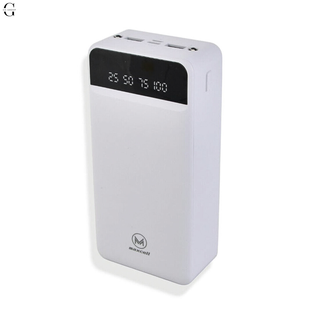Power Bank MAXCELL 30000mAh PJ0086B J91B, внешний аккумулятор 2.1A с LED-индикатором