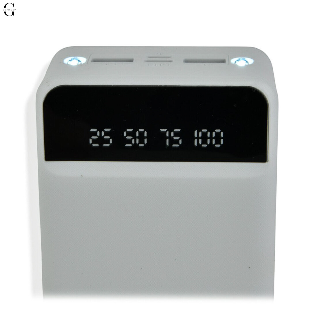 Power Bank MAXCELL 30000mAh PJ0086B J91B, внешний аккумулятор 2.1A с LED-индикатором