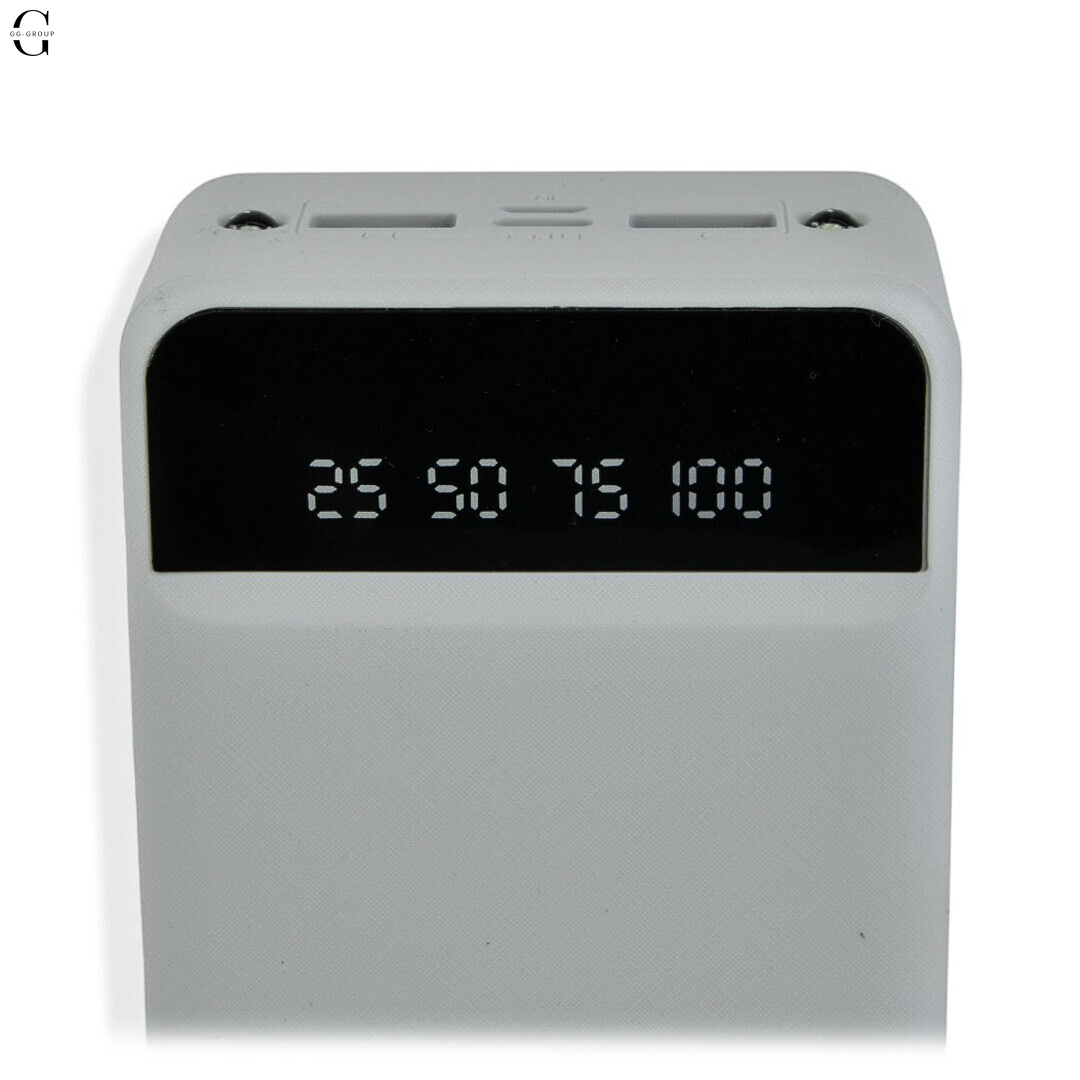 Power Bank MAXCELL 30000mAh PJ0086B J91B, внешний аккумулятор 2.1A с LED-индикатором