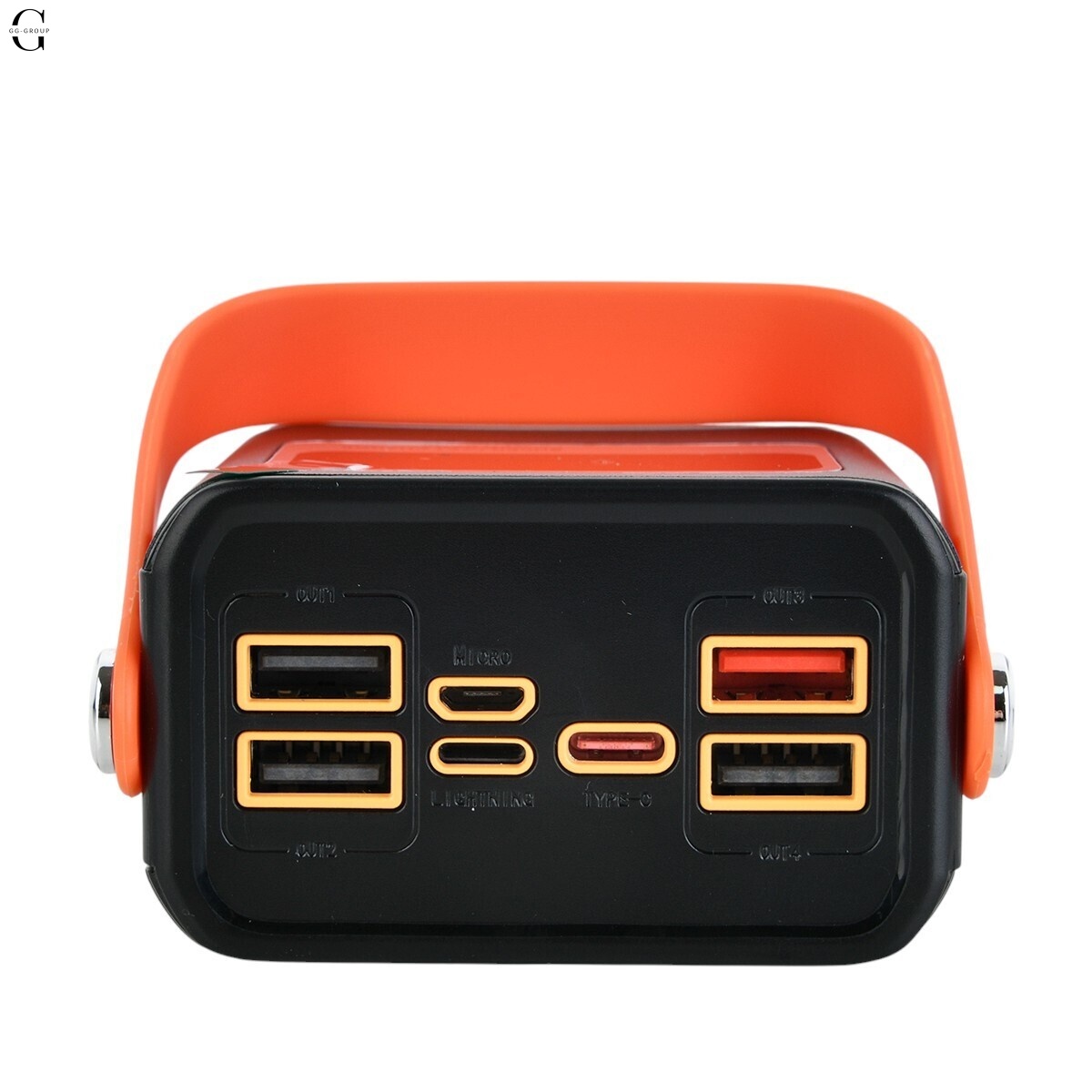 Power bank Повербанк TUGII-Y103 30000 мА·с LED-дисплеем и встроенными кабелями