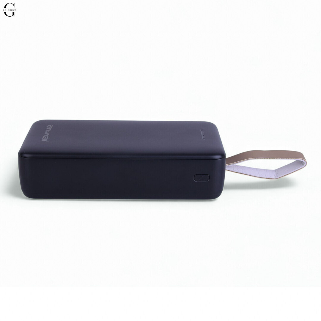 Power Bank Awei J111B 50000mAh, быстрая зарядка 22.5W, USB-C, 2 USB выхода