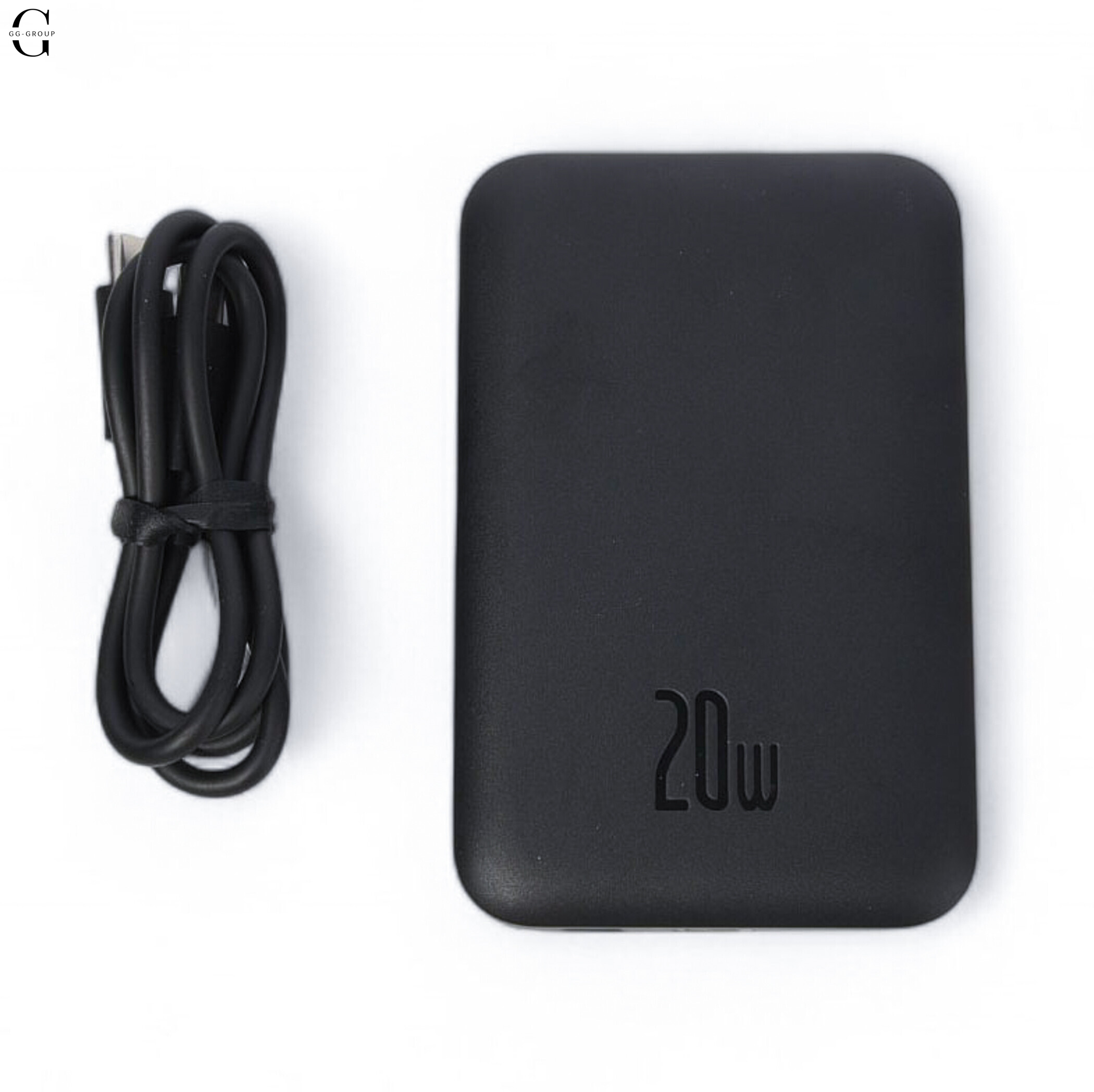 Power Bank Baseus Magnetic Wireless 6000mAh 20W с магнитной беспроводной зарядкой Black Карманый