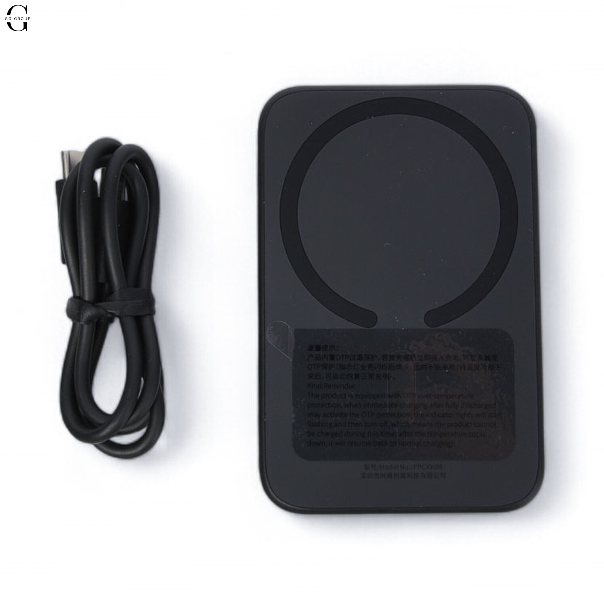 Power Bank Baseus Magnetic Wireless 6000mAh 20W с магнитной беспроводной зарядкой Black Карманый