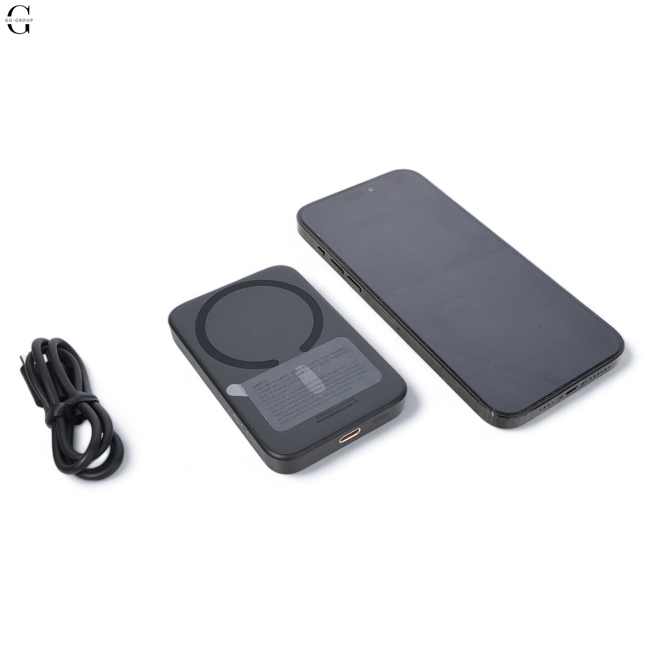 Power Bank Baseus Magnetic Wireless 6000mAh 20W с магнитной беспроводной зарядкой Black Карманый