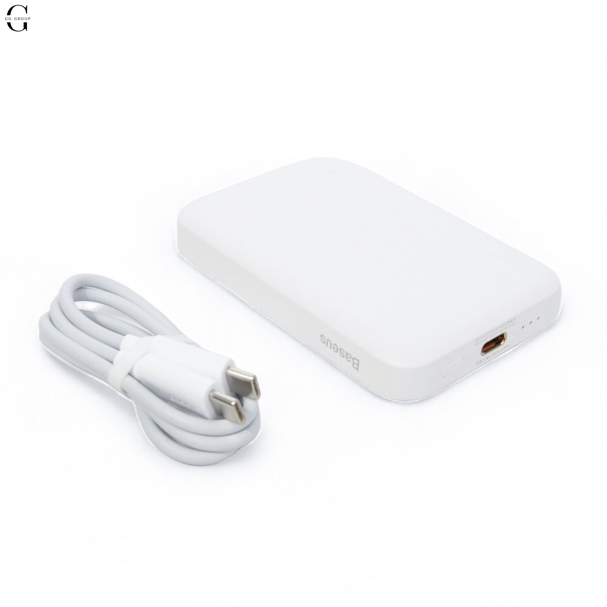 Power Bank Baseus Magnetic Wireless 6000mAh 20W с магнитной беспроводной зарядкой White