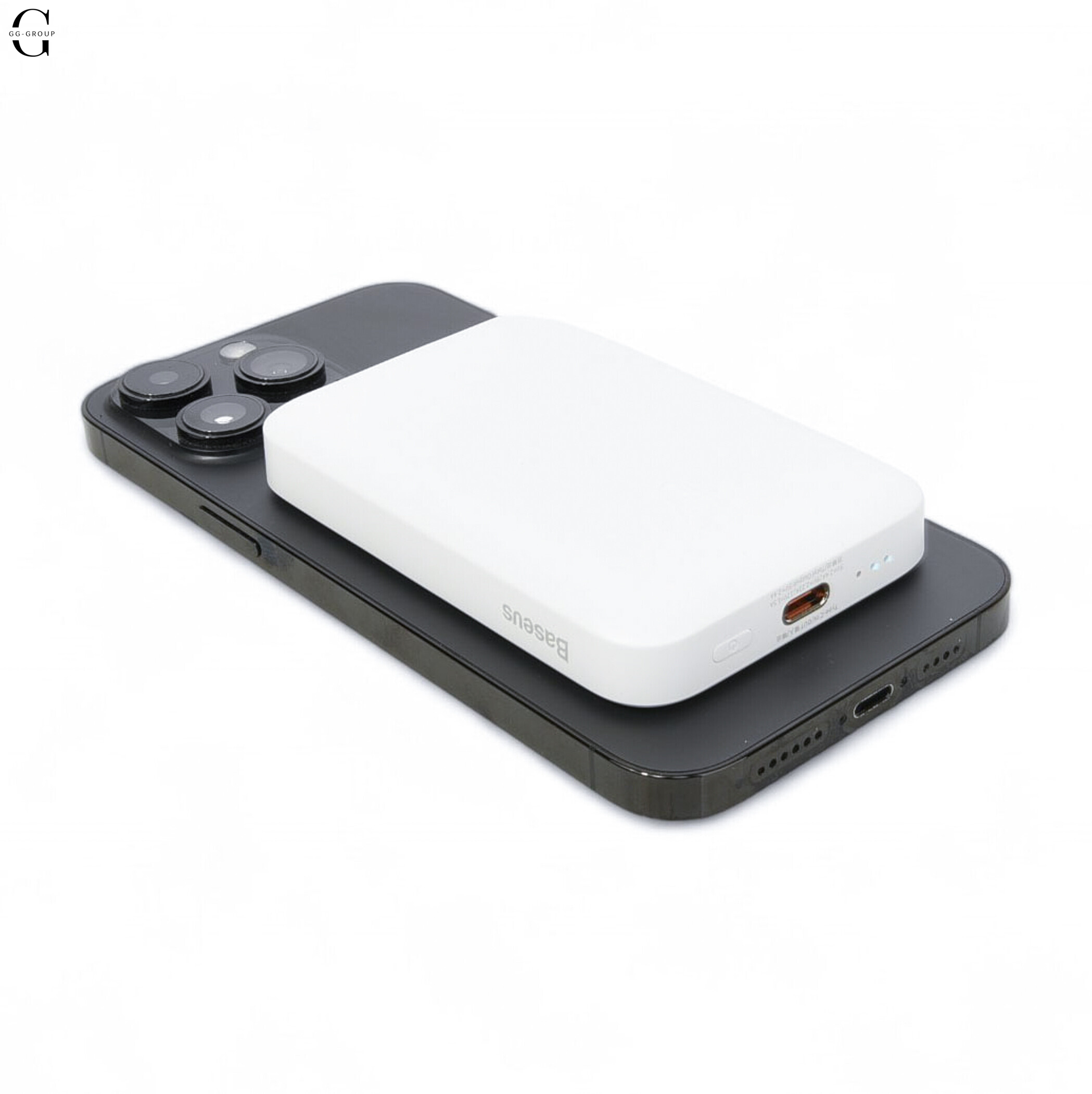 Power Bank Baseus Magnetic Wireless 6000mAh 20W с магнитной беспроводной зарядкой White