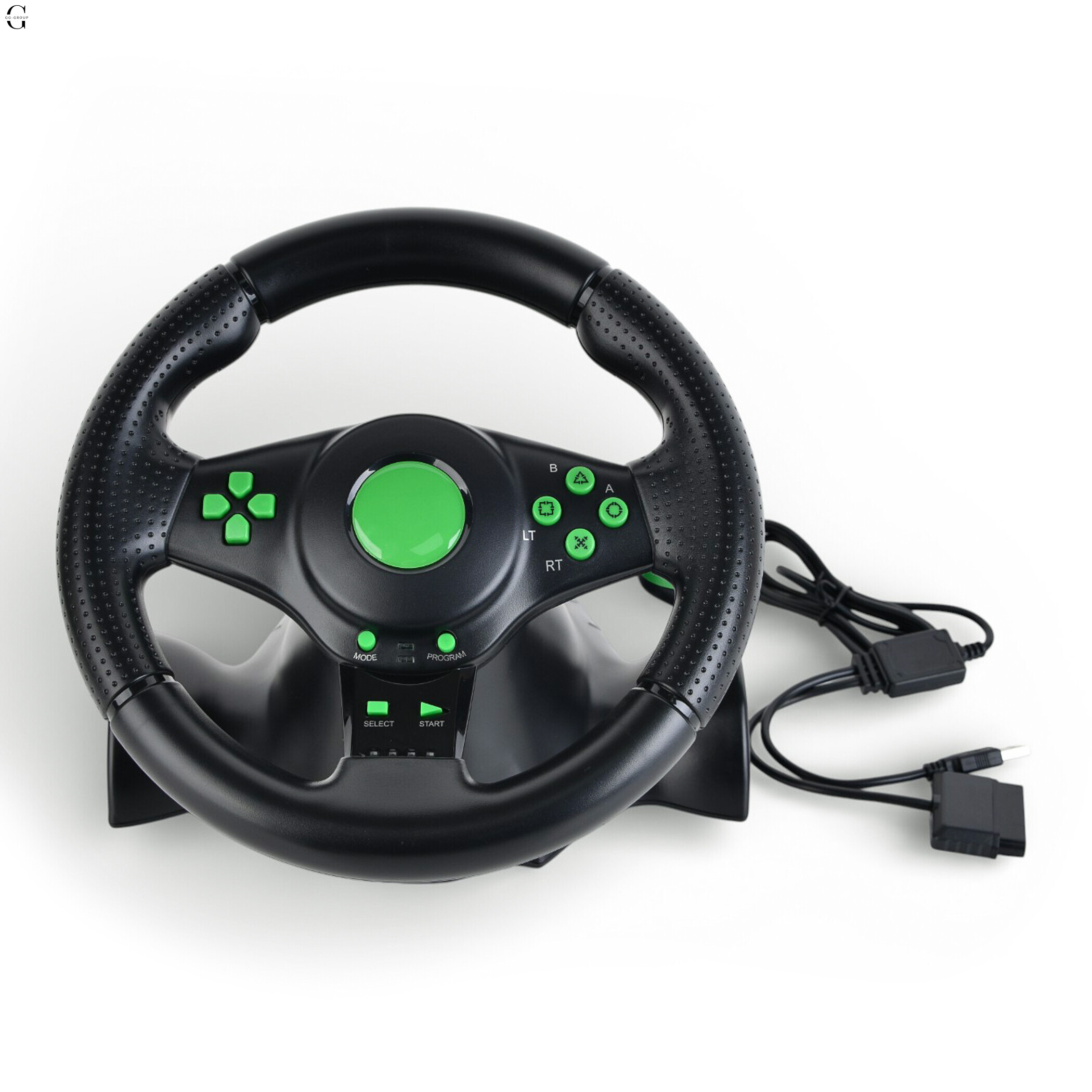 Игровой руль USB 3в1 для Xbox, ПК и PS3 с педалями