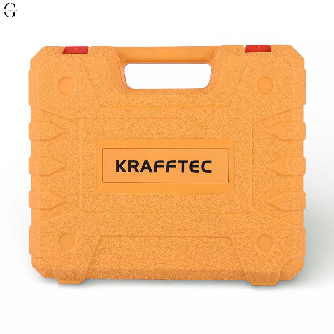 Аккумуляторный шуруповерт KRAFFTEC 36V с набором насадок в кейсе