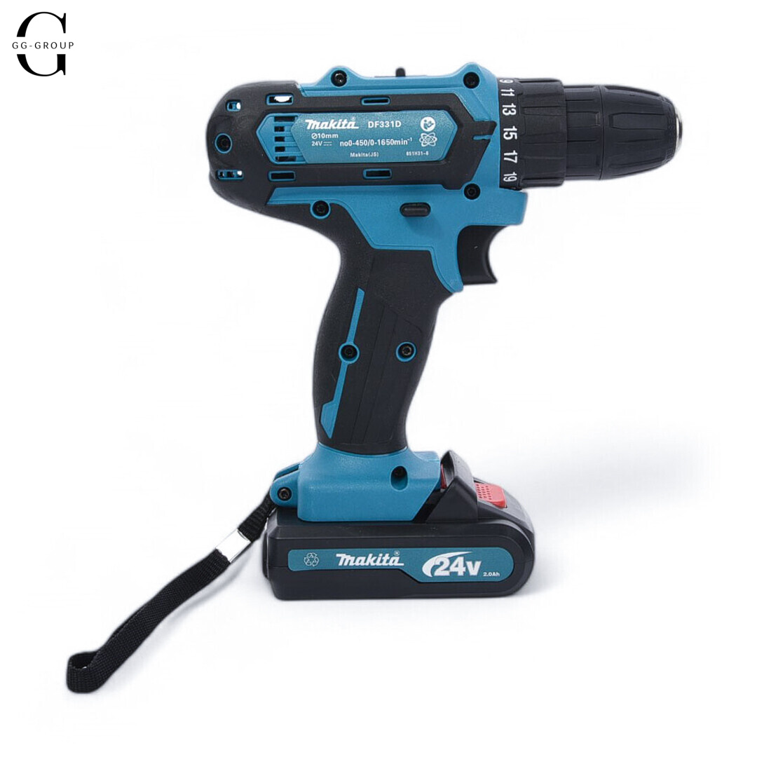 Шуруповерт Makita с двумя аккумуляторами 24V+ Браслет в подарок