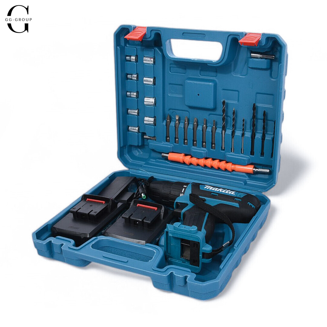 Шуруповерт Makita с двумя аккумуляторами 21V+ Браслет в подарок