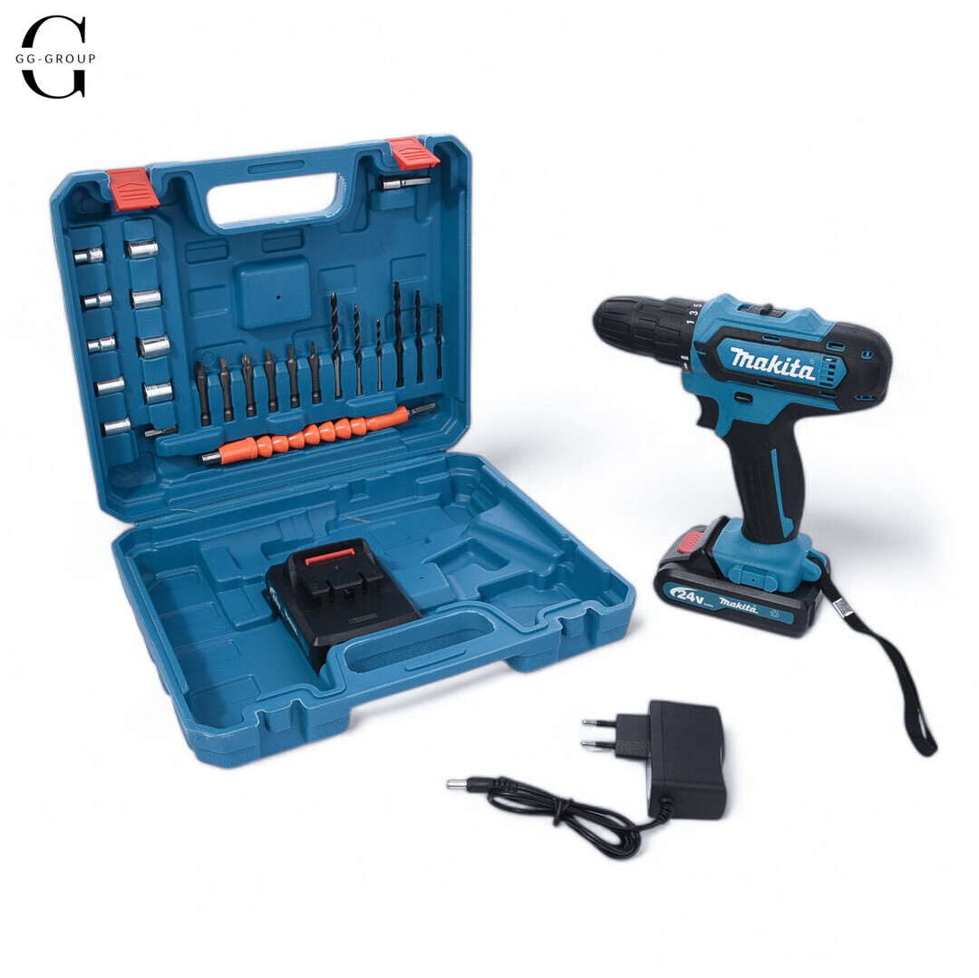 Шуруповерт Makita с двумя аккумуляторами 21V+ Браслет в подарок