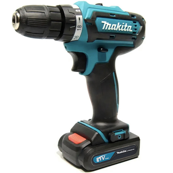 Шуруповерт Makita із двома аккумуляторами 21V + Браслет у подарунок