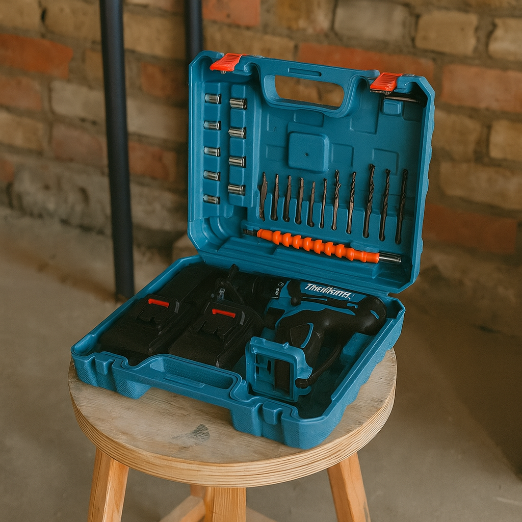 Шуруповерт Makita с двумя аккумуляторами 21V+ Браслет в подарок