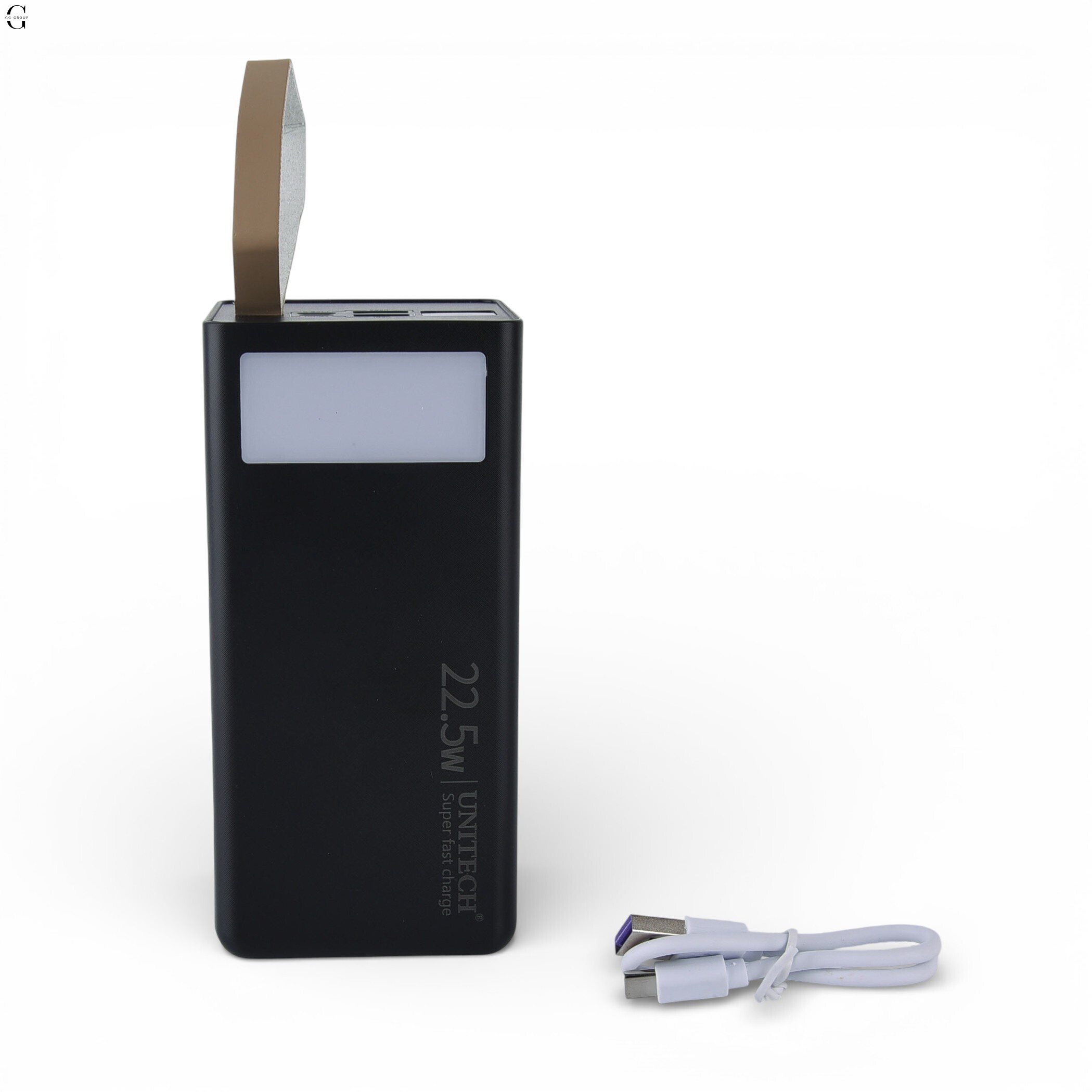 Power Bank UNITECH U86A 50000mAh 22.5W, 2×USB+Type-C,