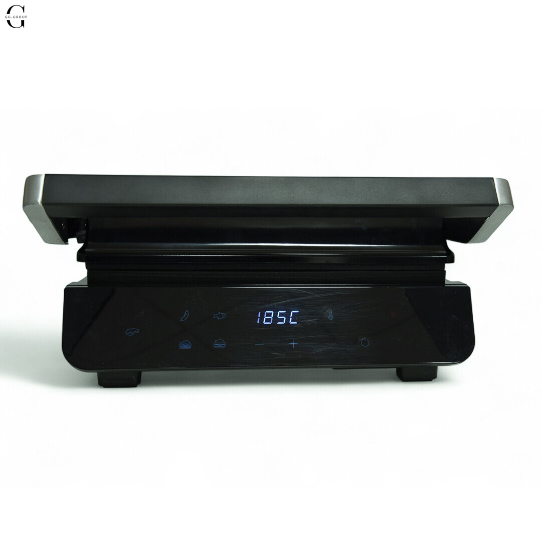 Електричний гриль Sokany SK-08079 2000W з антипригарним покриттям та відкриттям 180°