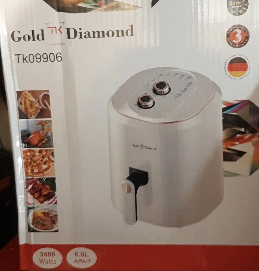 Аерофритюрка Gold Diamond TK09906 Білий