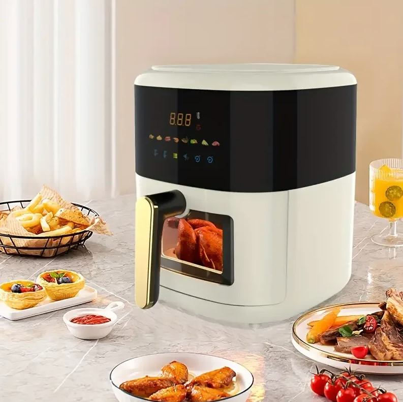 Аэрофритюрница Gold Diamond TK 1011 на 7.5 л 3400 Вт Белый