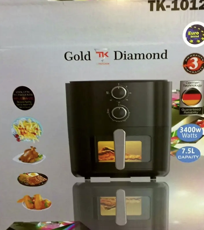 Аерофритюрниця Gold Diamond TK 1012 на 7.5 л 3400 Вт
