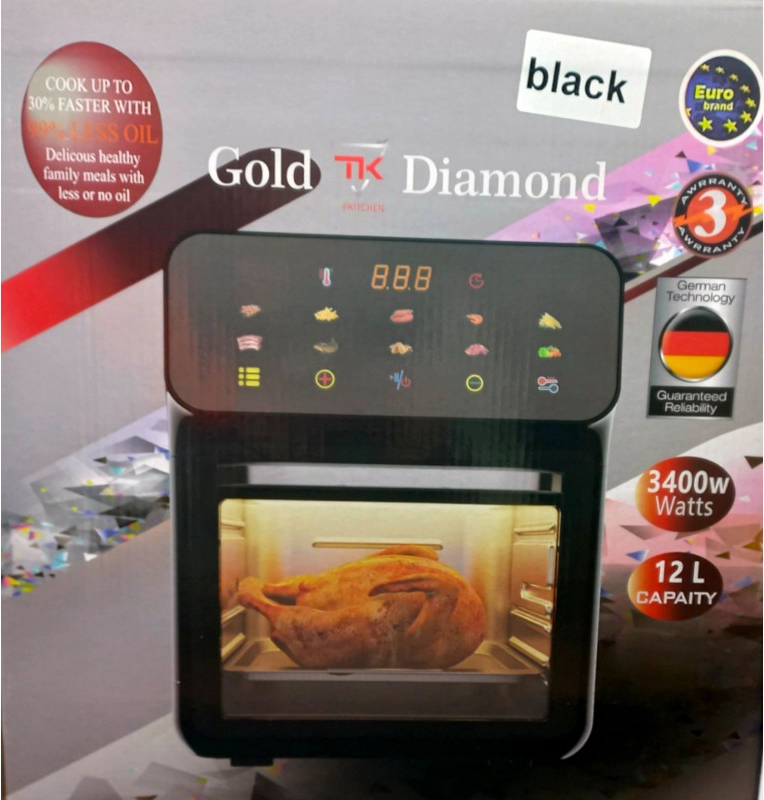 Мультипечь цифровая Gold Diamond TK1015 на 12 л 3400 Вт