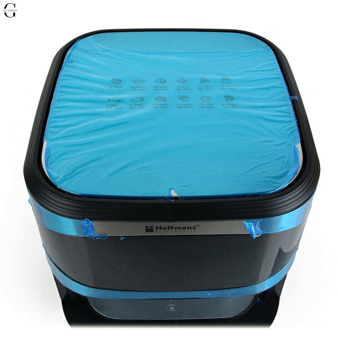 Аэрофритюрница Hoffmans HM-788 12L с двумя ТЭНами, 2400W, сенсорным управлением и 12 режимами