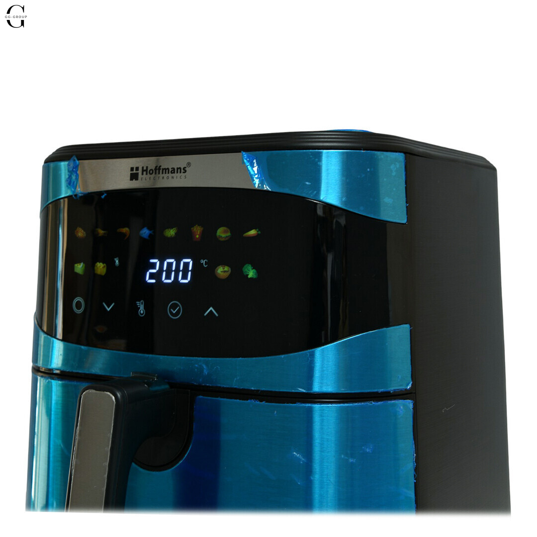 Аэрофритюрница Hoffmans HM-788 12L с двумя ТЭНами, 2400W, сенсорным управлением и 12 режимами