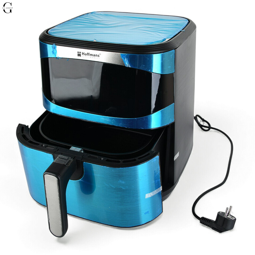 Аэрофритюрница Hoffmans HM-788 12L с двумя ТЭНами, 2400W, сенсорным управлением и 12 режимами