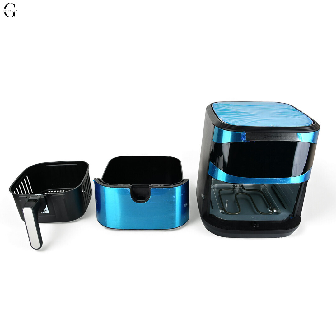 Аэрофритюрница Hoffmans HM-788 12L с двумя ТЭНами, 2400W, сенсорным управлением и 12 режимами
