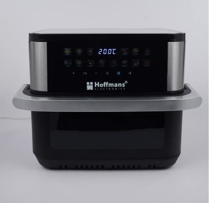 Аерофритюрниця Hoffmans HM-792 15L 2400W з 12 програмами, тефлоновим покриттям та сенсорним керуванням