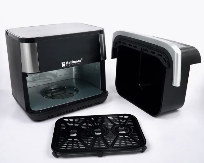 Аерофритюрниця Hoffmans HM-792 15L 2400W з 12 програмами, тефлоновим покриттям та сенсорним керуванням