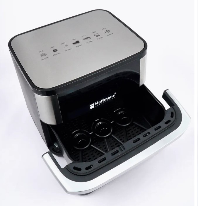 Аерофритюрниця Hoffmans HM-792 15L 2400W з 12 програмами, тефлоновим покриттям та сенсорним керуванням