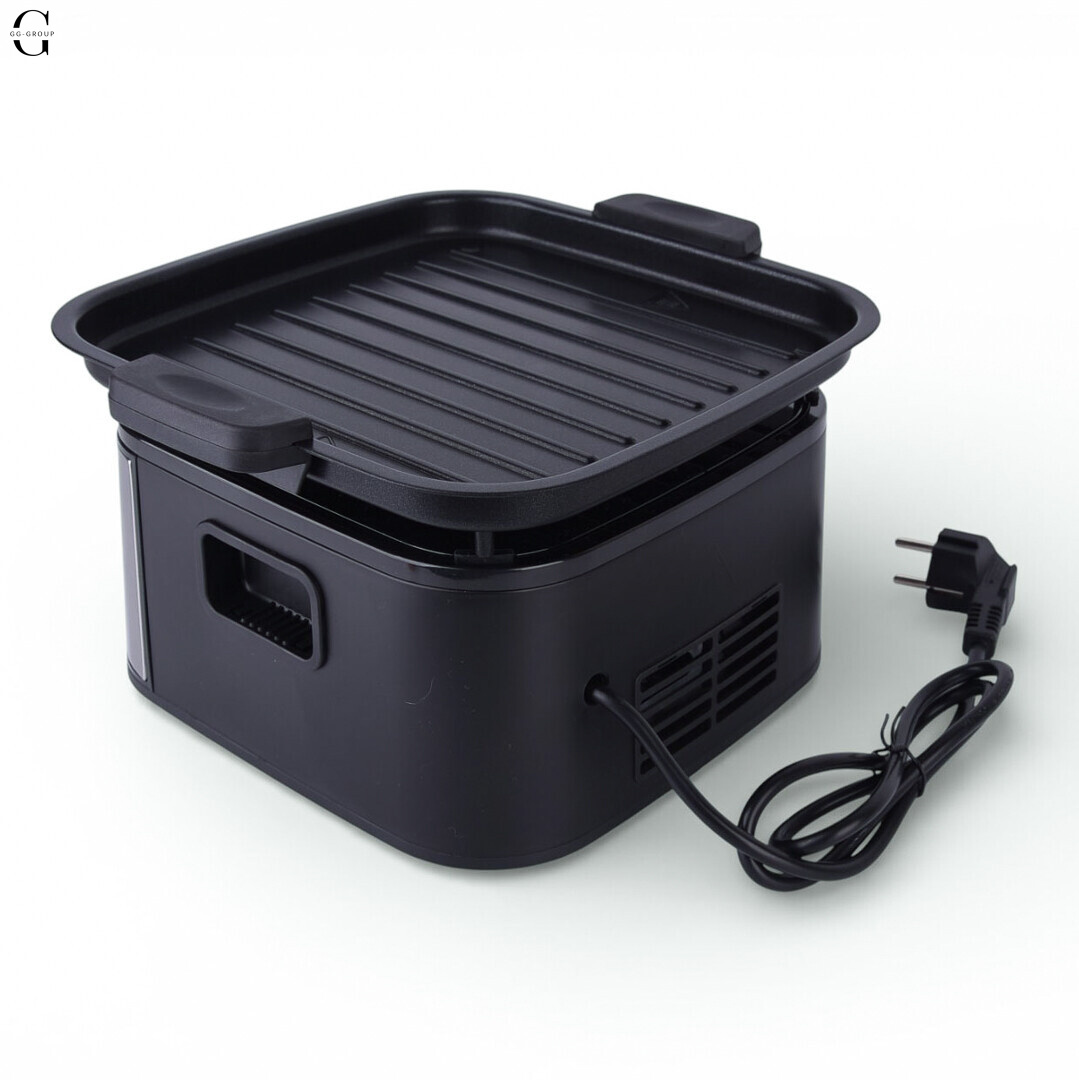 Аерофрітюрниця + Гриль 2в1 DOMOTEC MS-3225 7л 3800W без олії, швидке приготування