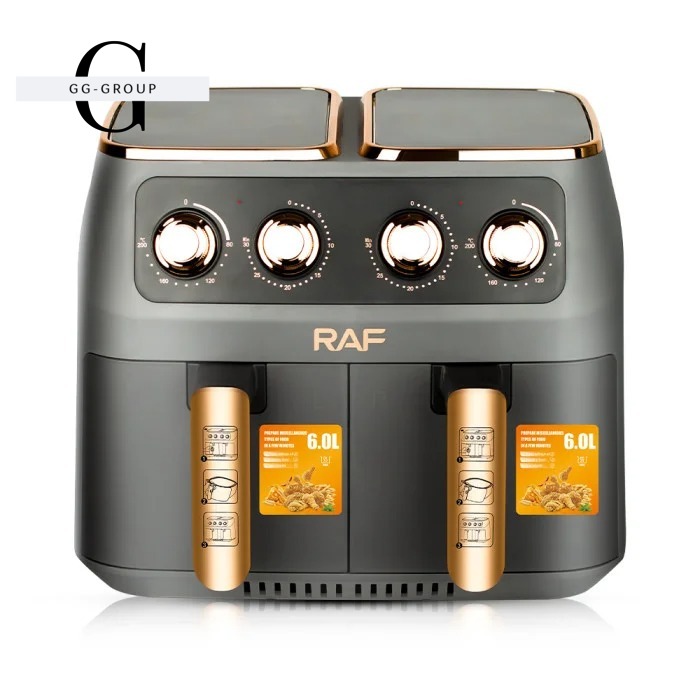 Аерофритюрниця RAF R.5236 6л+6л 2800 Вт