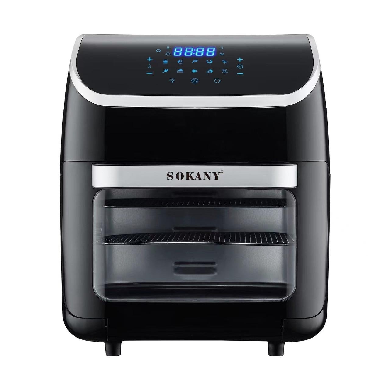 Мультипечь электрическая Sokany SK-ZG-8039 Аэрофритюрница 2500 Вт, 12 л, сенсорное управление