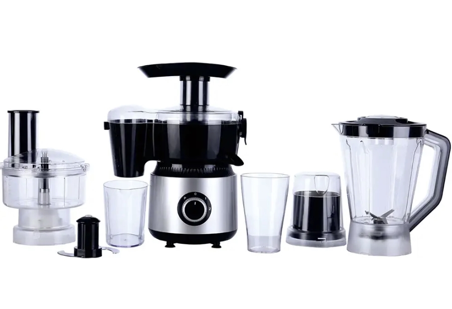 Кухонні комбайни Hoffmans HM-1266 1200W 10in1 з металевою чашею 1.5 л та 5 швидкостями
