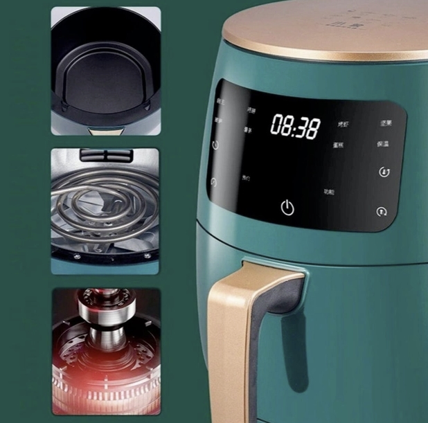 Аерофритюрка Air Fryer 6л Su Tai ST-505 Зелений