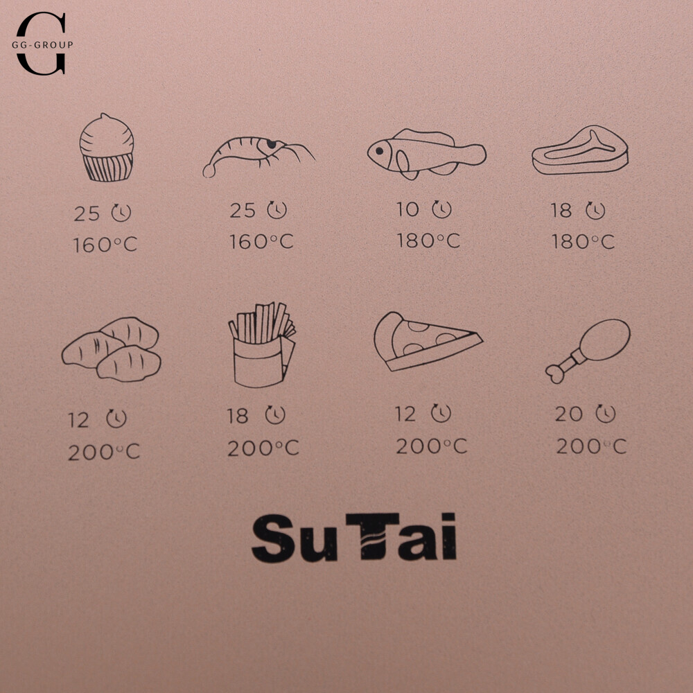 Аерофритюрка Air Fryer 6л Su Tai ST-505 Зелений