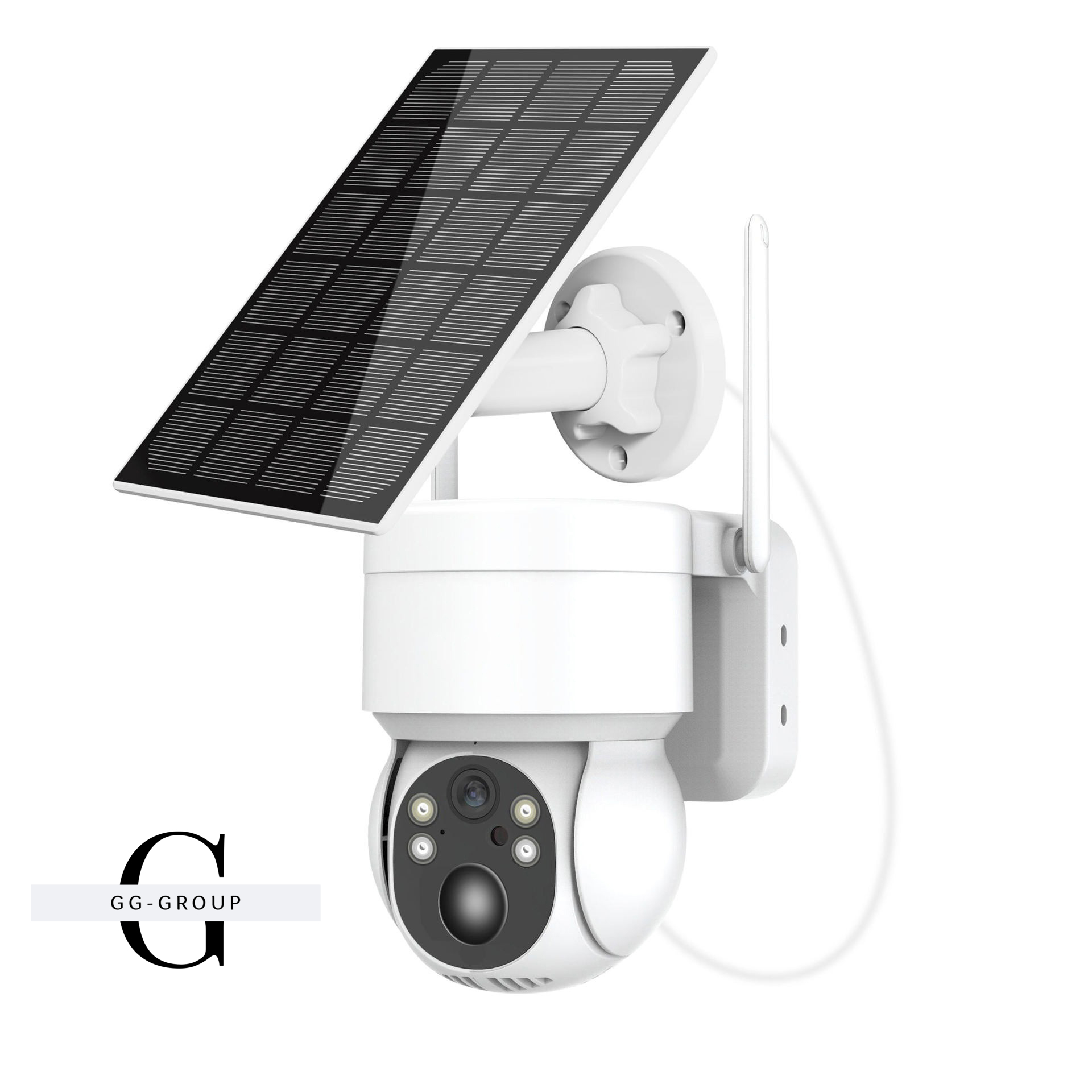 Камера видеонаблюдения PTZ уличная WiFi TQ2 (ICSEE) с солнечной панелью