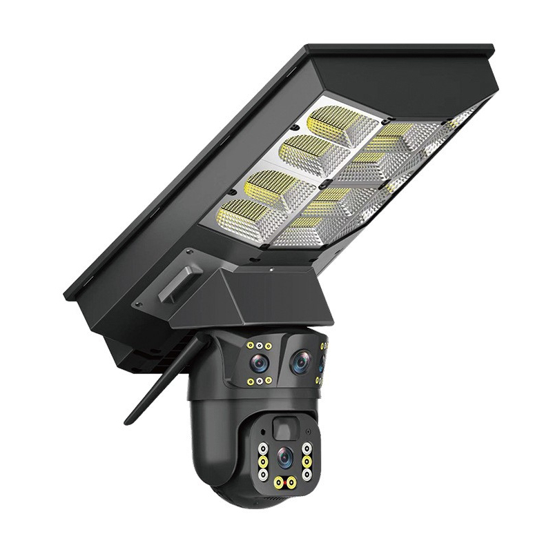 Камера видеонаблюдения PTZ уличная WiFi+LED лампа+солнечная панель (SPM-XA01/T19-4G)