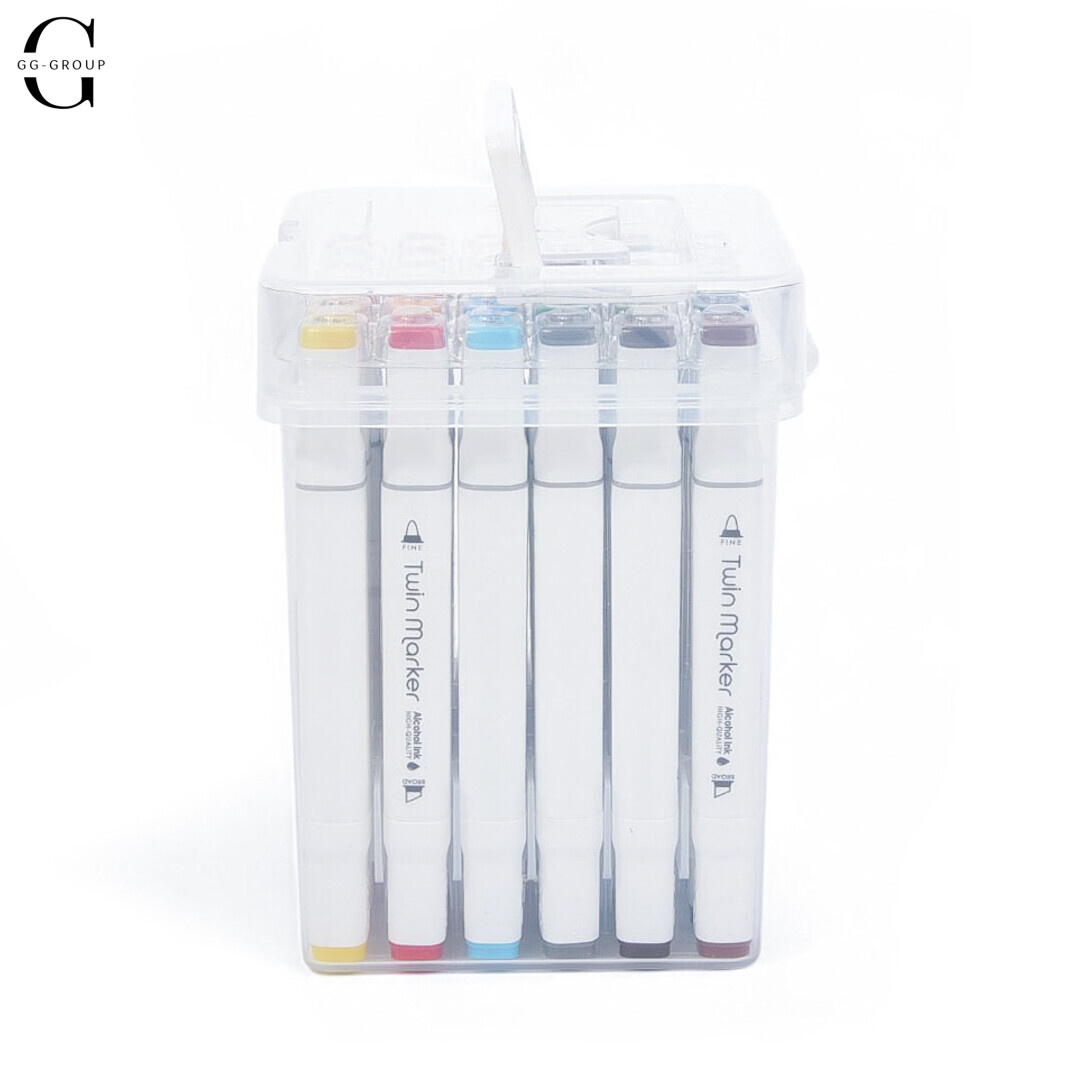 Скетч маркери 36 шт для малювання двосторонні + Планшет 