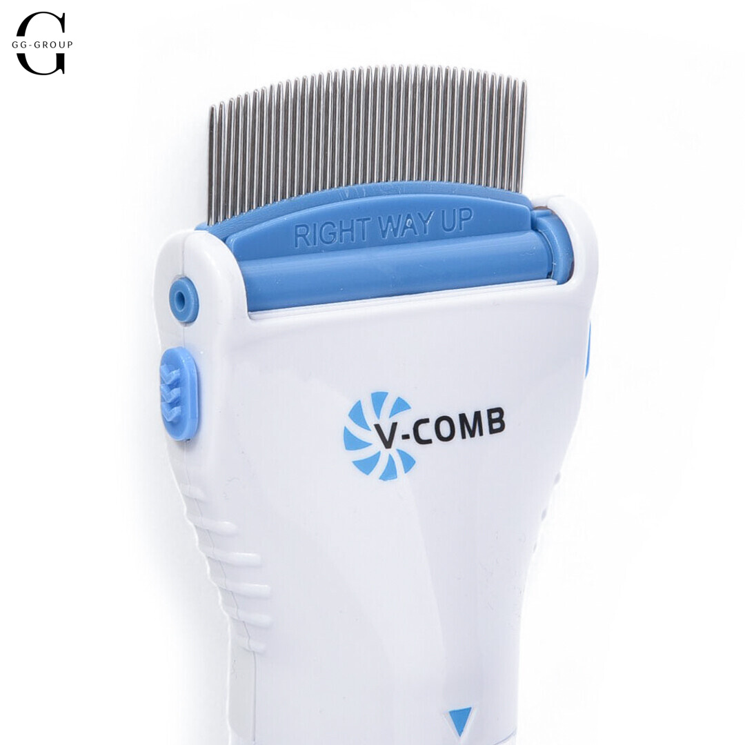Гребень от вшей с вытяжкой licrtec V-comb