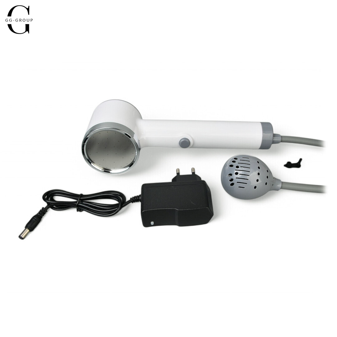 Портативный душ  высокого давления беспроводной душ Shower Head AND LY-595 с аккумулятором и встроенной помпой для кемпинга, путешествий и дачи