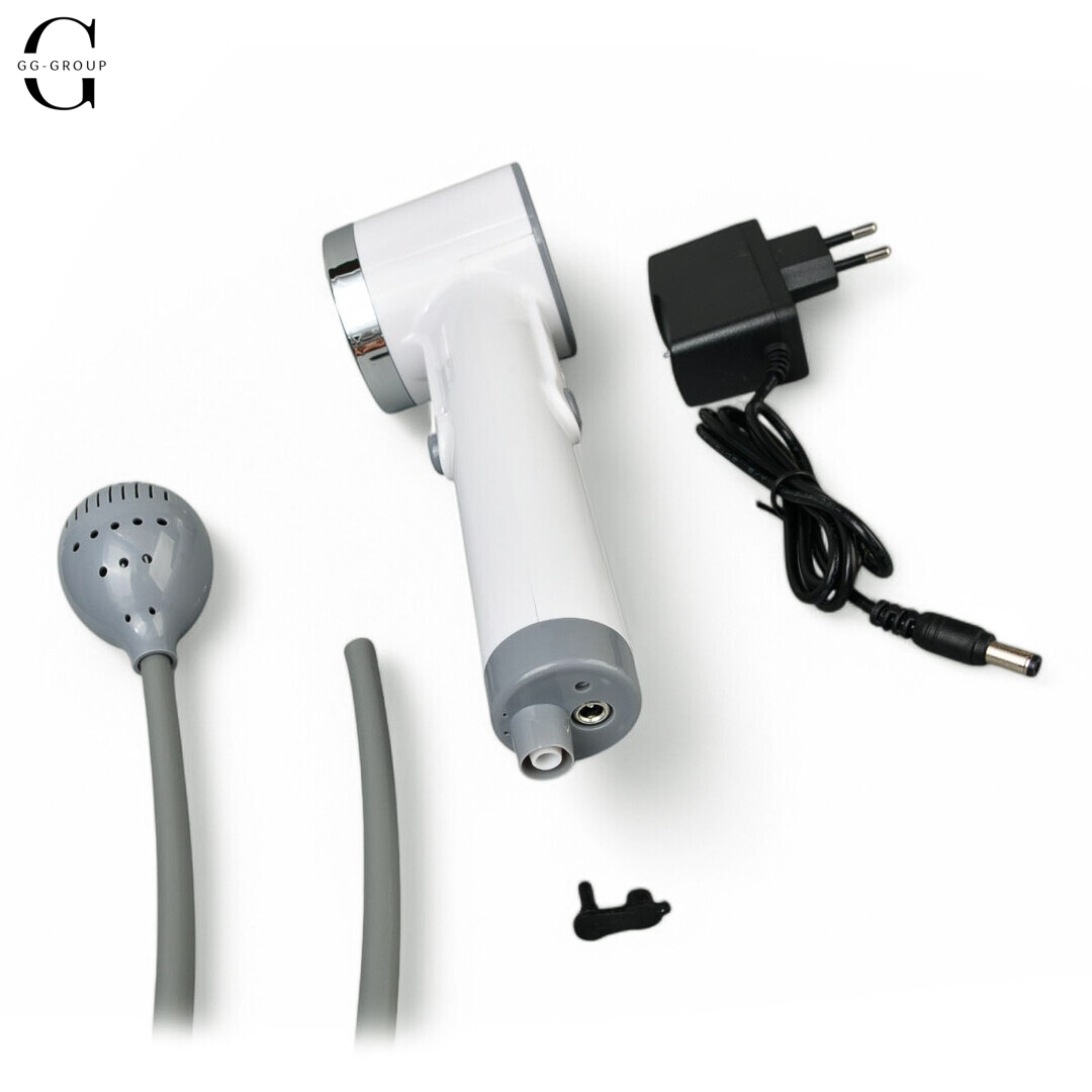 Портативный душ  высокого давления беспроводной душ Shower Head AND LY-595 с аккумулятором и встроенной помпой для кемпинга, путешествий и дачи