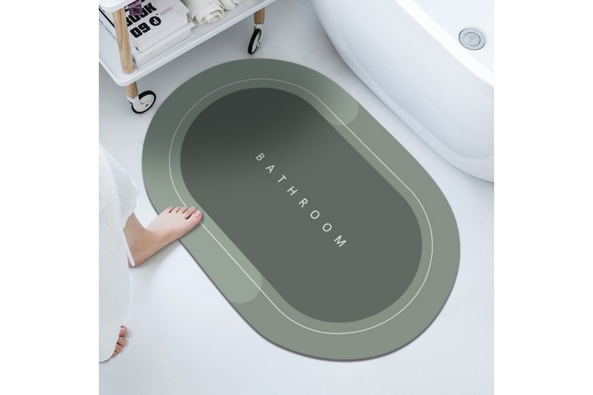 Килимок вологовбираючий для ванної кімнати та туалету 40х60см HOME-MA-3 BATHROOM-W004/W005