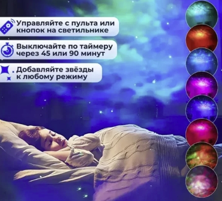 Ночник проектор звездного неба Astronaut