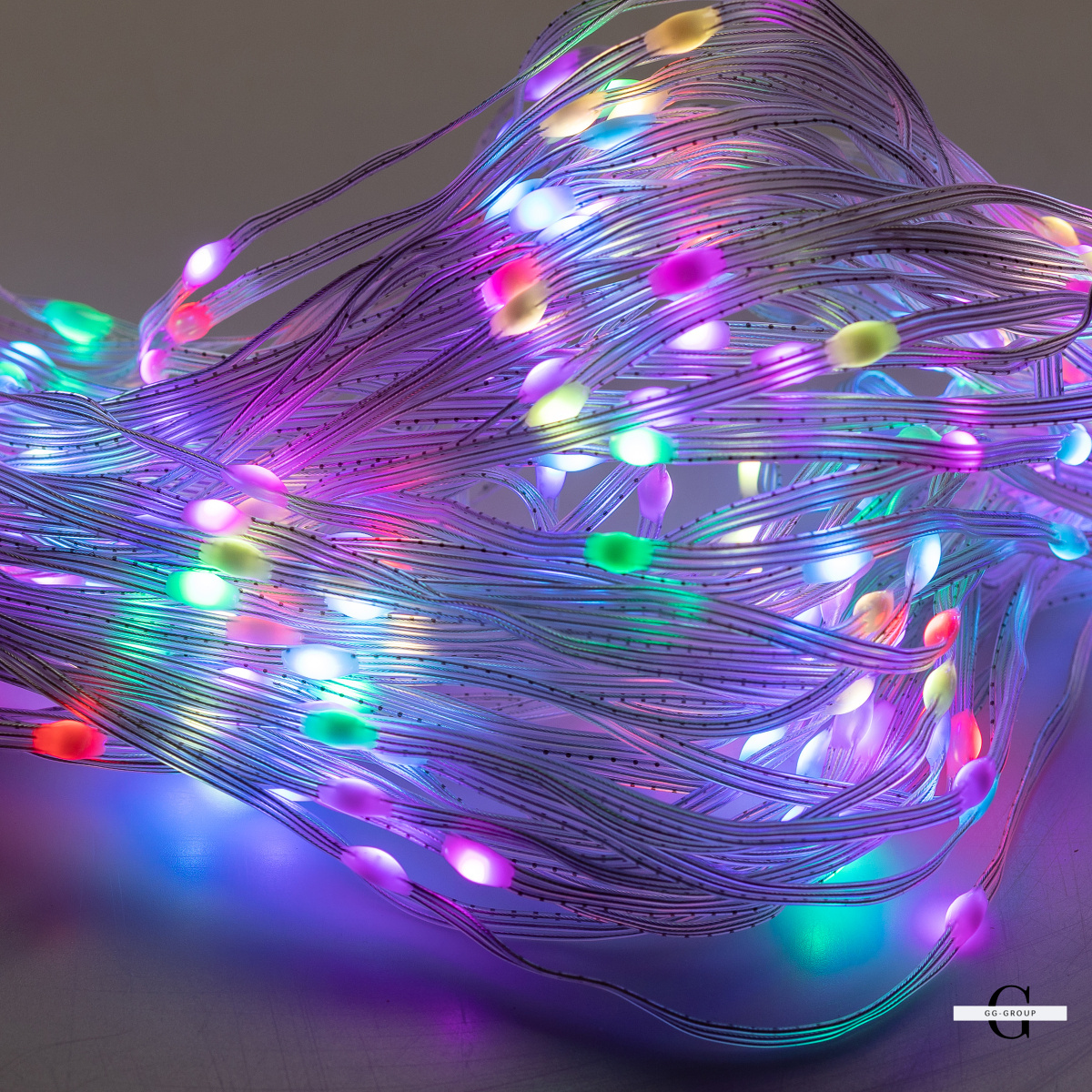 Умная гирлянда Smart штора 200 LED 3*2 м с управлением со смартфона, мультиколор