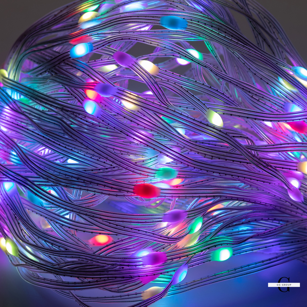Умная гирлянда Smart штора 200 LED 3*2 м с управлением со смартфона, мультиколор