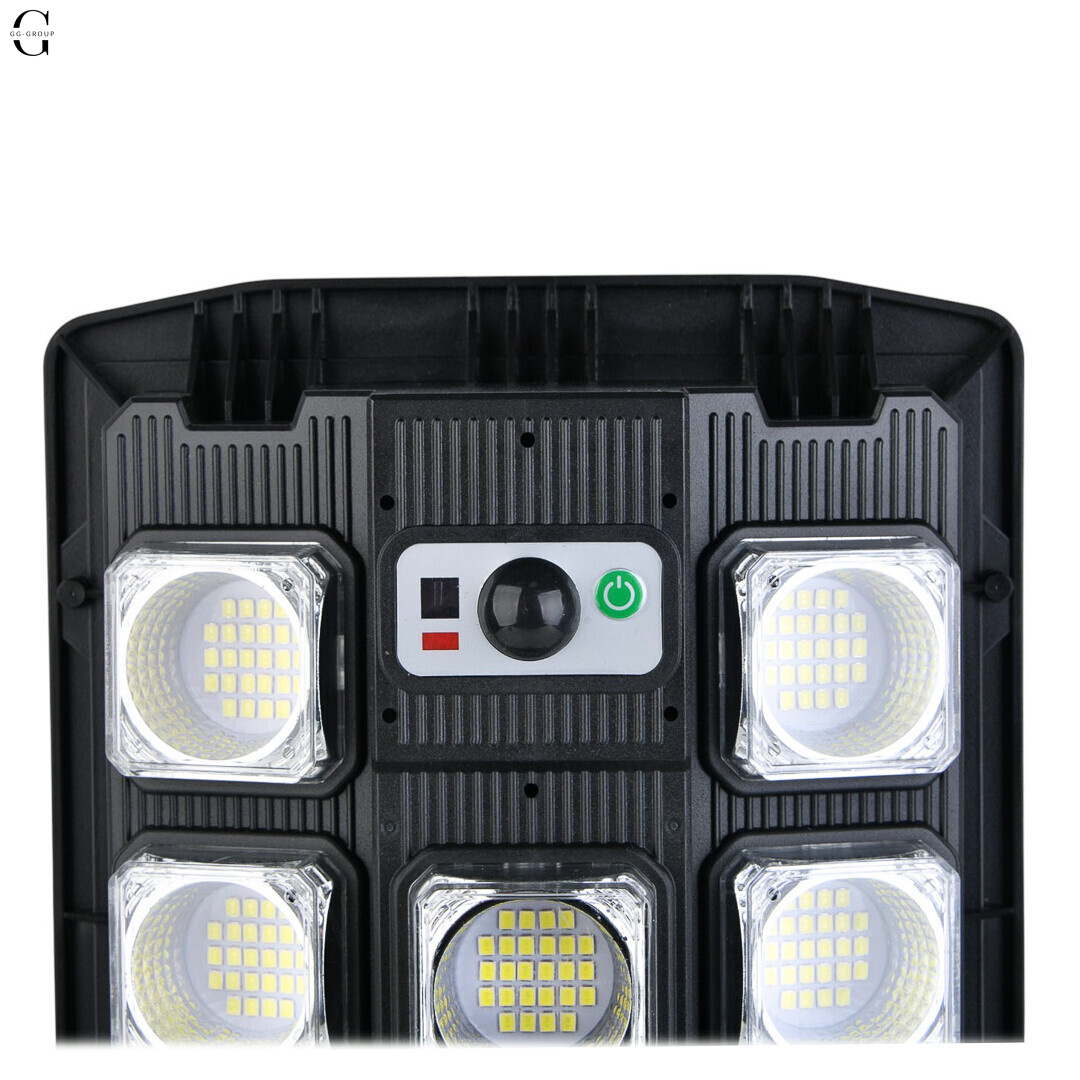 Сонячний вуличний прожектор 228 LED W7101A-8 з датчиком руху і дистанційним керуванням