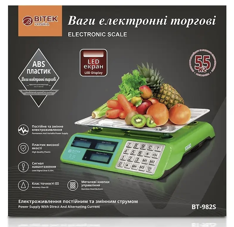 Весы торговые BITEK BT-982S